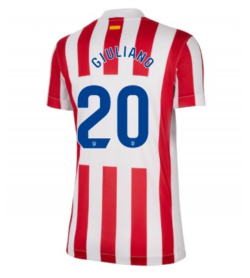 Atletico Madrid Giuliano Simeone #20 Prima Maglia Femmina 2025-26 Manica Corta